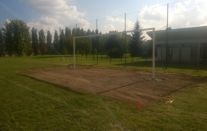 Travaux de rénovation du stade Lucien Doutreleau.